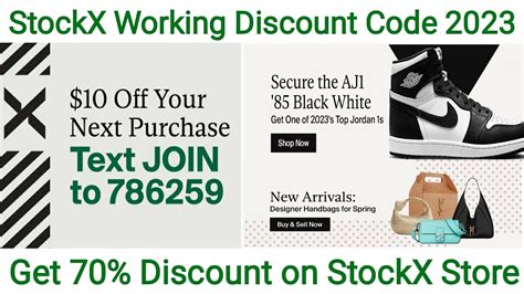 what are some discount codes for stockx